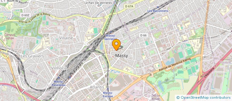 localisation de l'entreprise MONSIEUR MOHAMED GUERRACHE  MASSY