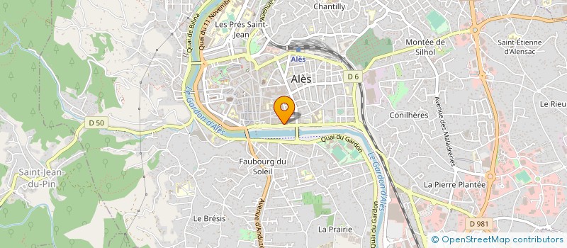 localisation de l'entreprise MONSIEUR MOHAMED GUERZOU à ALES