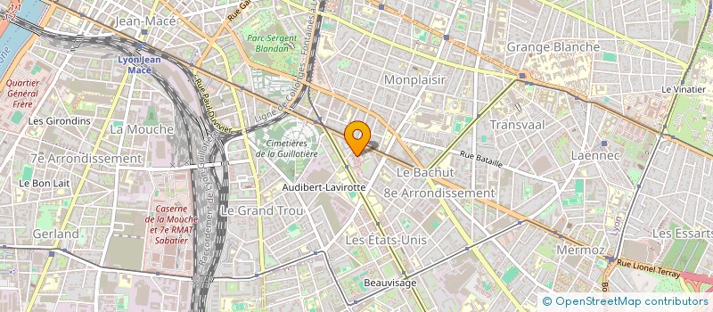 localisation de l'entreprise MONSIEUR MOHAMED GUESMI  LYON 8EME