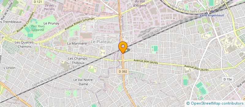 localisation de l'entreprise MONSIEUR MOHAMED GUESMIA  ARGENTEUIL