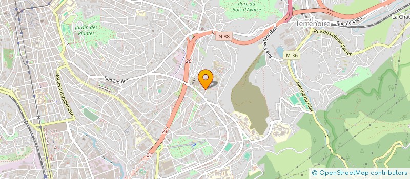 localisation de l'entreprise MONSIEUR MOHAMED GUETTARI  SAINT-ETIENNE