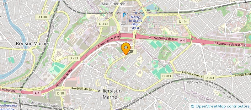 localisation de l'entreprise MONSIEUR MOHAMED GUEYE  VILLIERS-SUR-MARNE