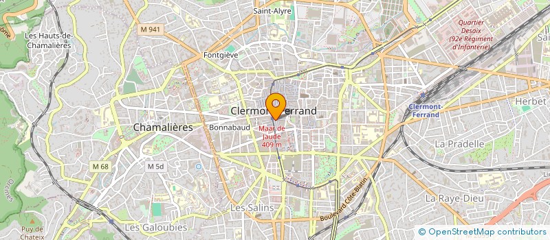 localisation de l'entreprise MONSIEUR MOHAMED GUILIANO  CLERMONT-FERRAND