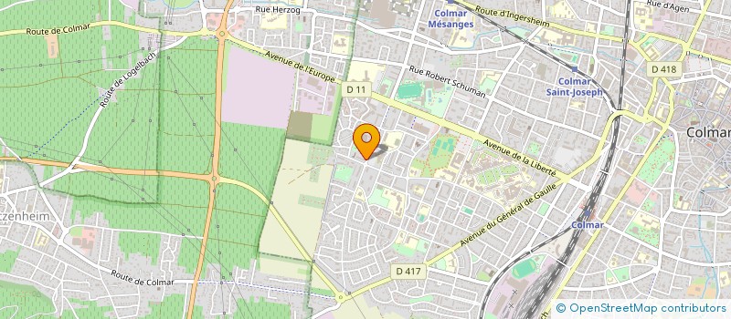 localisation de l'entreprise MONSIEUR MOHAMED GUIRA  COLMAR