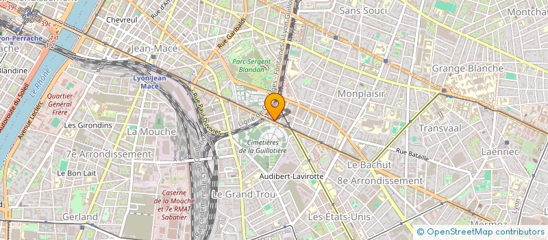 localisation de l'entreprise MONSIEUR MOHAMED GUIRASSY  LYON