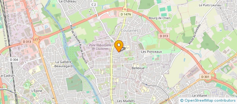 localisation de l'entreprise MONSIEUR MOHAMED HABA  COULAINES