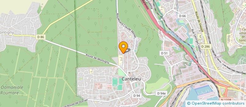 localisation de l'entreprise MONSIEUR MOHAMED HABBANI  CANTELEU