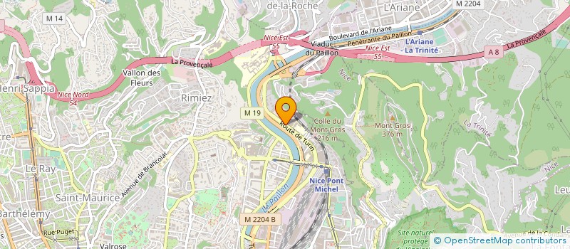 localisation de l'entreprise MONSIEUR MOHAMED-HABIB TRABELSI  NICE