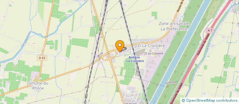 localisation de l'entreprise MONSIEUR MOHAMED HABOUZ  BOLLENE