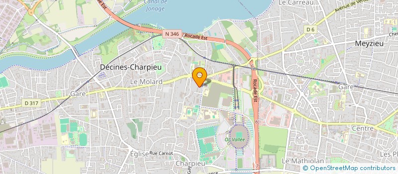 localisation de l'entreprise MONSIEUR MOHAMED HACENE  DECINES-CHARPIEU