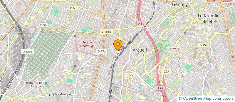 localisation de l'entreprise MONSIEUR MOHAMED HACHEM à ARCUEIL