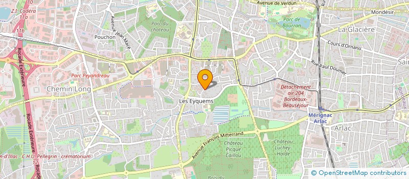 localisation de l'entreprise MONSIEUR MOHAMED HACHMI  MERIGNAC