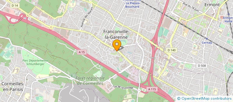 localisation de l'entreprise MONSIEUR MOHAMED HADDAD  FRANCONVILLE