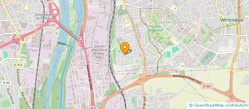 localisation de l'entreprise MONSIEUR MOHAMED HADDAD  SAINT-FONS