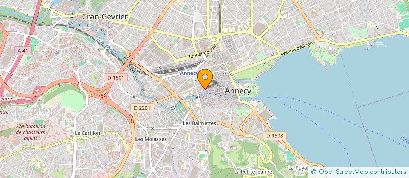 localisation de l'entreprise MONSIEUR MOHAMED HADDAJI à ANNECY