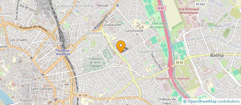 localisation de l'entreprise MONSIEUR MOHAMED HADDAJIE  TOULOUSE