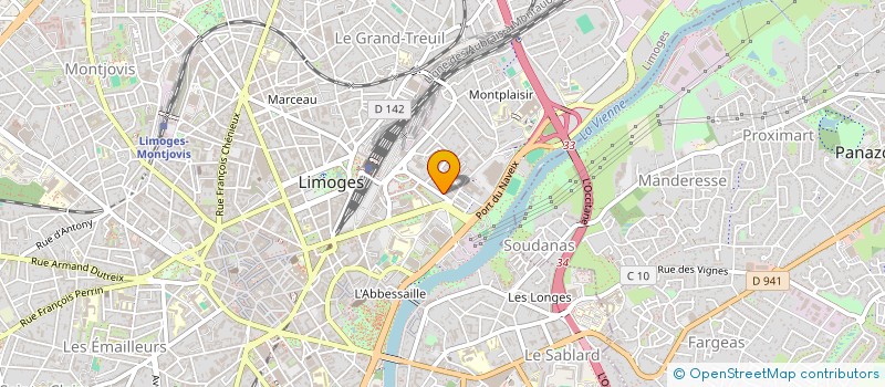 localisation de l'entreprise MONSIEUR MOHAMED HADIDI à LIMOGES