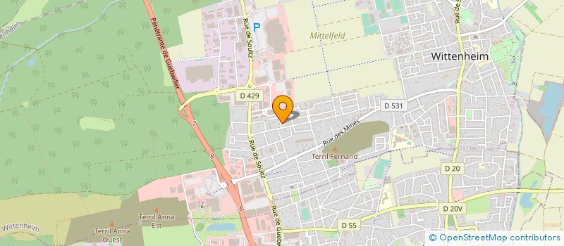localisation de l'entreprise MONSIEUR MOHAMED HADIR à WITTENHEIM
