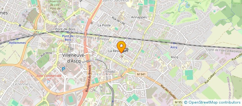 localisation de l'entreprise MONSIEUR MOHAMED HADIRI à VILLENEUVE-D'ASCQ