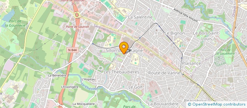 localisation de l'entreprise MONSIEUR MOHAMED HADJ BENELEZAAR  SAINT-HERBLAIN