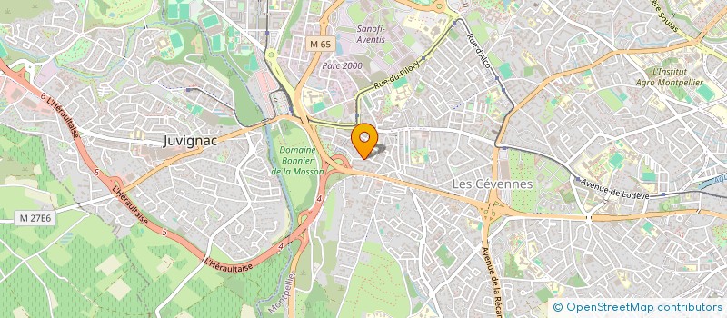 localisation de l'entreprise MONSIEUR MOHAMED HADJ KADDOUR à MONTPELLIER