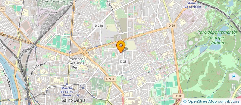 localisation de l'entreprise MONSIEUR MOHAMED HADJ MANSOUR à SAINT-DENIS