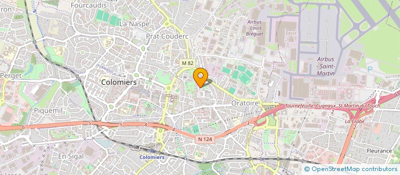 localisation de l'entreprise MONSIEUR MOHAMED HADJ MEBAREK  COLOMIERS