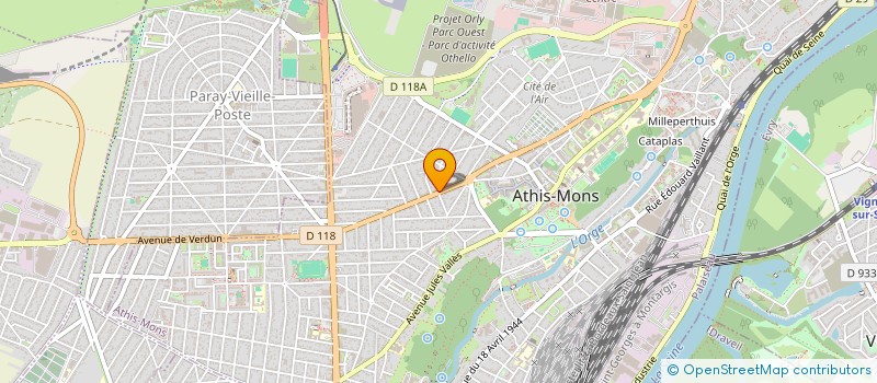 localisation de l'entreprise MONSIEUR MOHAMED HADJ SAID à ATHIS-MONS