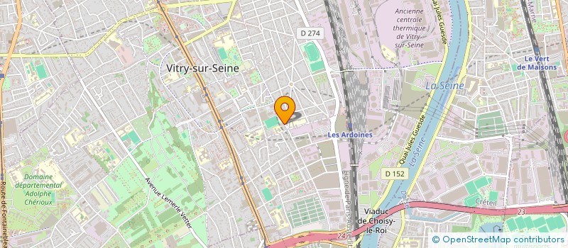localisation de l'entreprise MONSIEUR MOHAMED HADJADJ  VITRY-SUR-SEINE