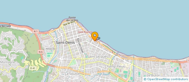 localisation de l'entreprise MONSIEUR MOHAMED HADJEE ISSOUF à SAINT-DENIS