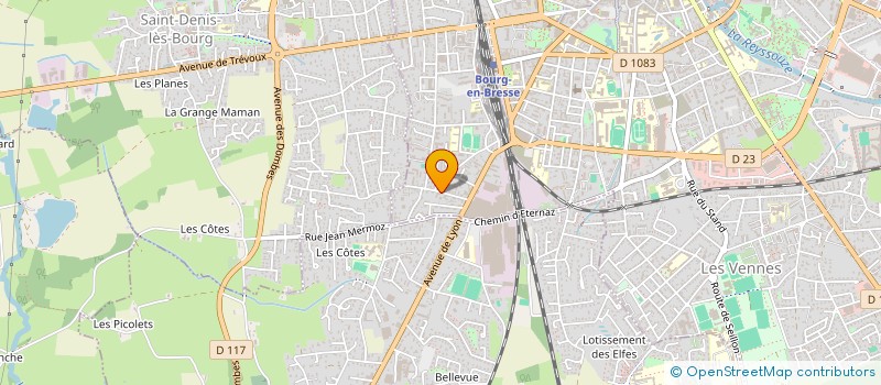 localisation de l'entreprise MONSIEUR MOHAMED HADJIMI  VILLEFRANCHE-SUR-SAONE