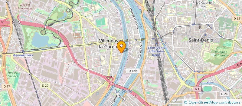 localisation de l'entreprise MONSIEUR MOHAMED HADOUCHE  VILLENEUVE-LA-GARENNE