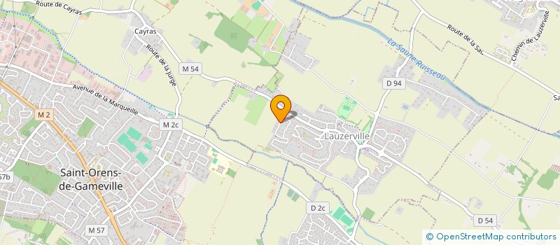 localisation de l'entreprise MONSIEUR MOHAMED HAFSI  SAINT-ORENS-DE-GAMEVILLE