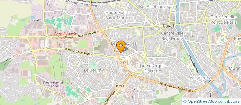 localisation de l'entreprise MONSIEUR MOHAMED HAJAJI  LAVAL