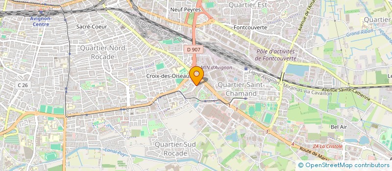 localisation de l'entreprise MONSIEUR MOHAMED HAJI BENDIH  AVIGNON