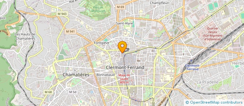 localisation de l'entreprise MONSIEUR MOHAMED HAJI RAFYA  CLERMONT-FERRAND