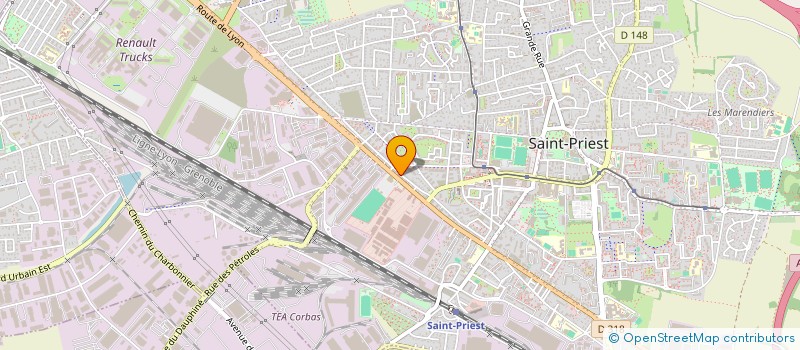 localisation de l'entreprise MONSIEUR MOHAMED HAJJAJ  SAINT-PRIEST