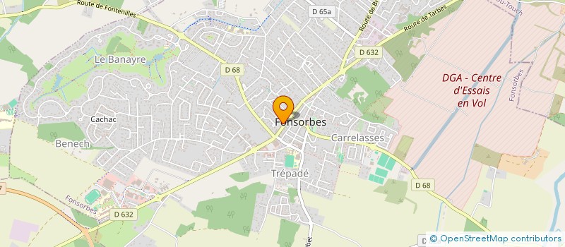 localisation de l'entreprise MONSIEUR MOHAMED HAJJI  FONSORBES