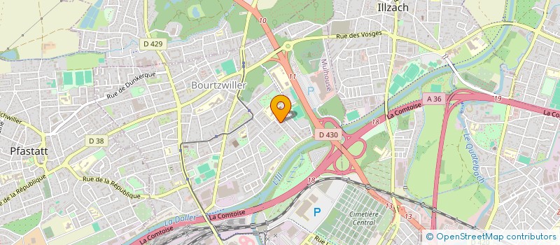 localisation de l'entreprise MONSIEUR MOHAMED HALAOUI  MULHOUSE