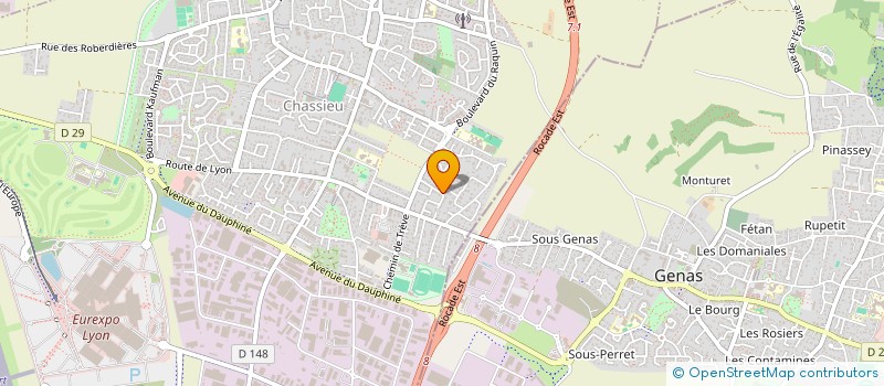 localisation de l'entreprise MONSIEUR MOHAMED HALFAIA à CHASSIEU