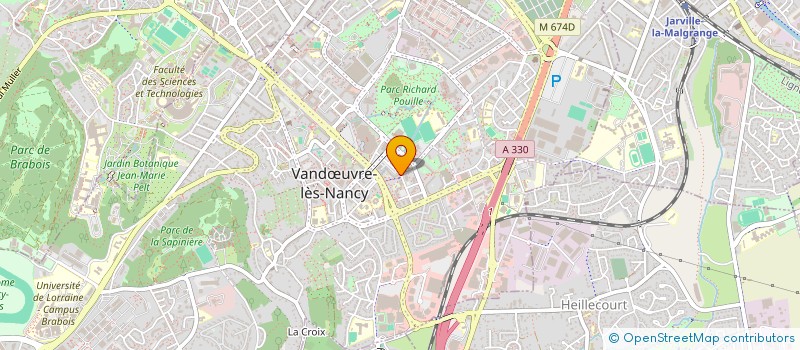 localisation de l'entreprise MONSIEUR MOHAMED HAMADA  VANDUVRE-LES-NANCY