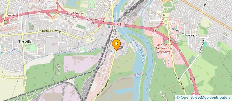 localisation de l'entreprise MONSIEUR MOHAMED HAMADI  THIONVILLE