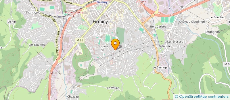 localisation de l'entreprise MONSIEUR MOHAMED HAMANI  FIRMINY