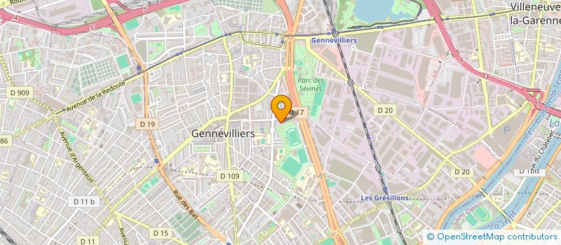 localisation de l'entreprise MONSIEUR MOHAMED HAMDI à GENNEVILLIERS