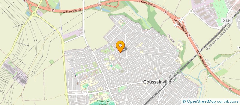 localisation de l'entreprise MONSIEUR MOHAMED HAMDI  GOUSSAINVILLE