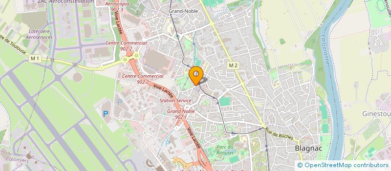 localisation de l'entreprise MONSIEUR MOHAMED HAMED MOHAMED  BLAGNAC