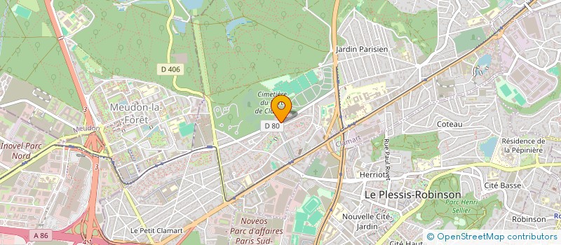 localisation de l'entreprise MONSIEUR MOHAMED HAMEURLAINE à CLAMART
