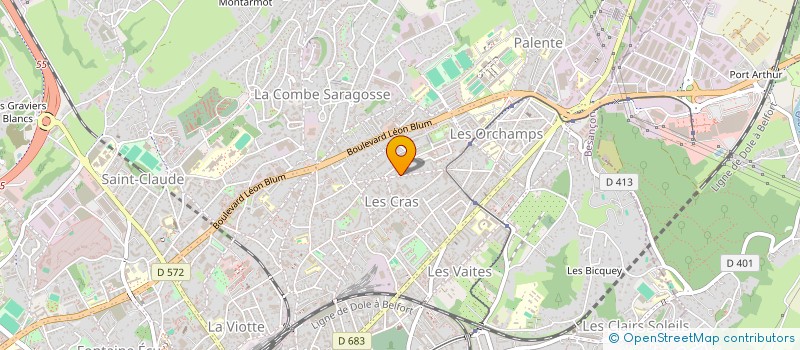 localisation de l'entreprise MONSIEUR MOHAMED HAMICI  BESANCON