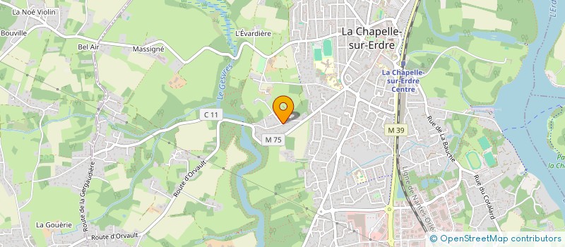 localisation de l'entreprise MONSIEUR MOHAMED HAMIDA  LA CHAPELLE-SUR-ERDRE