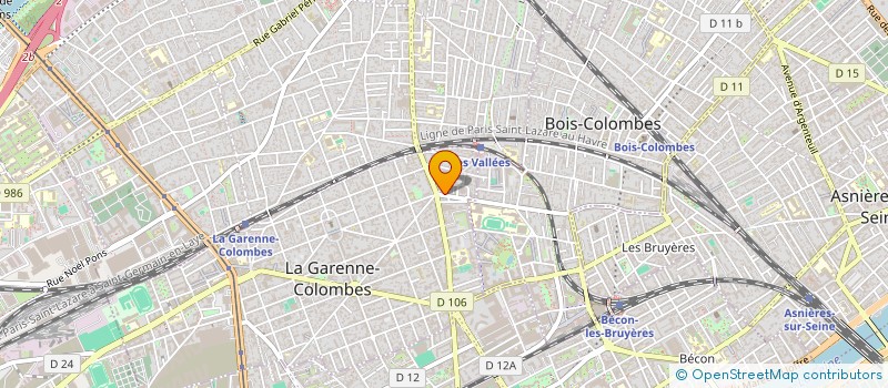 localisation de l'entreprise MONSIEUR MOHAMED HAMILA à LA GARENNE-COLOMBES
